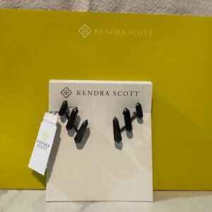 Kendra Scott - Black Gunmetal Billie Ear Climbers